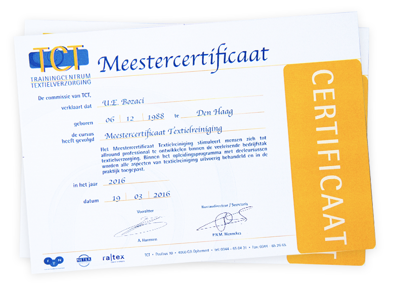 Certificaat meester